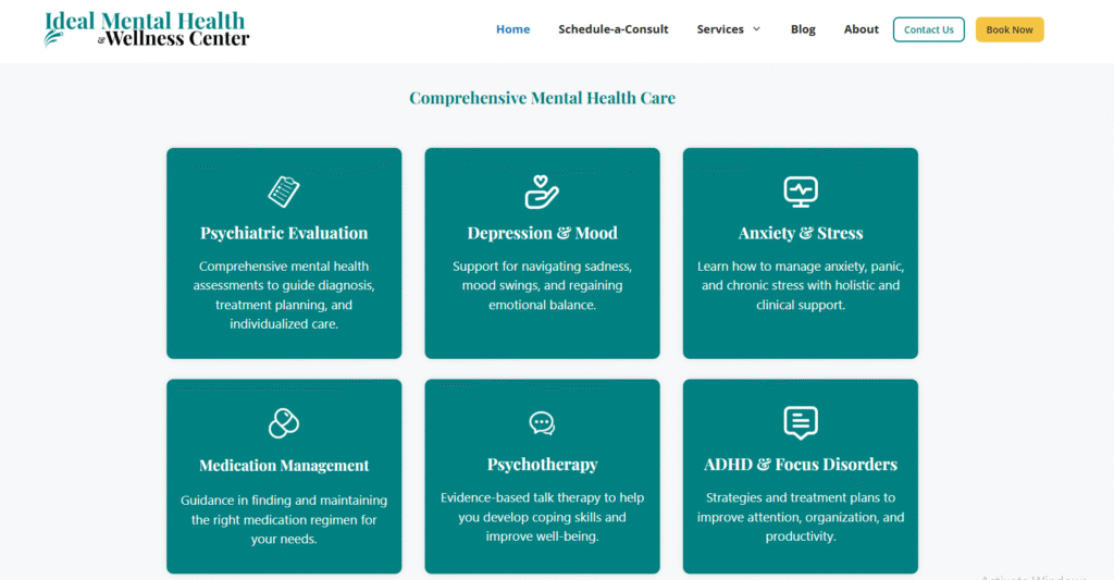 Ideal Mental Health & Wellness