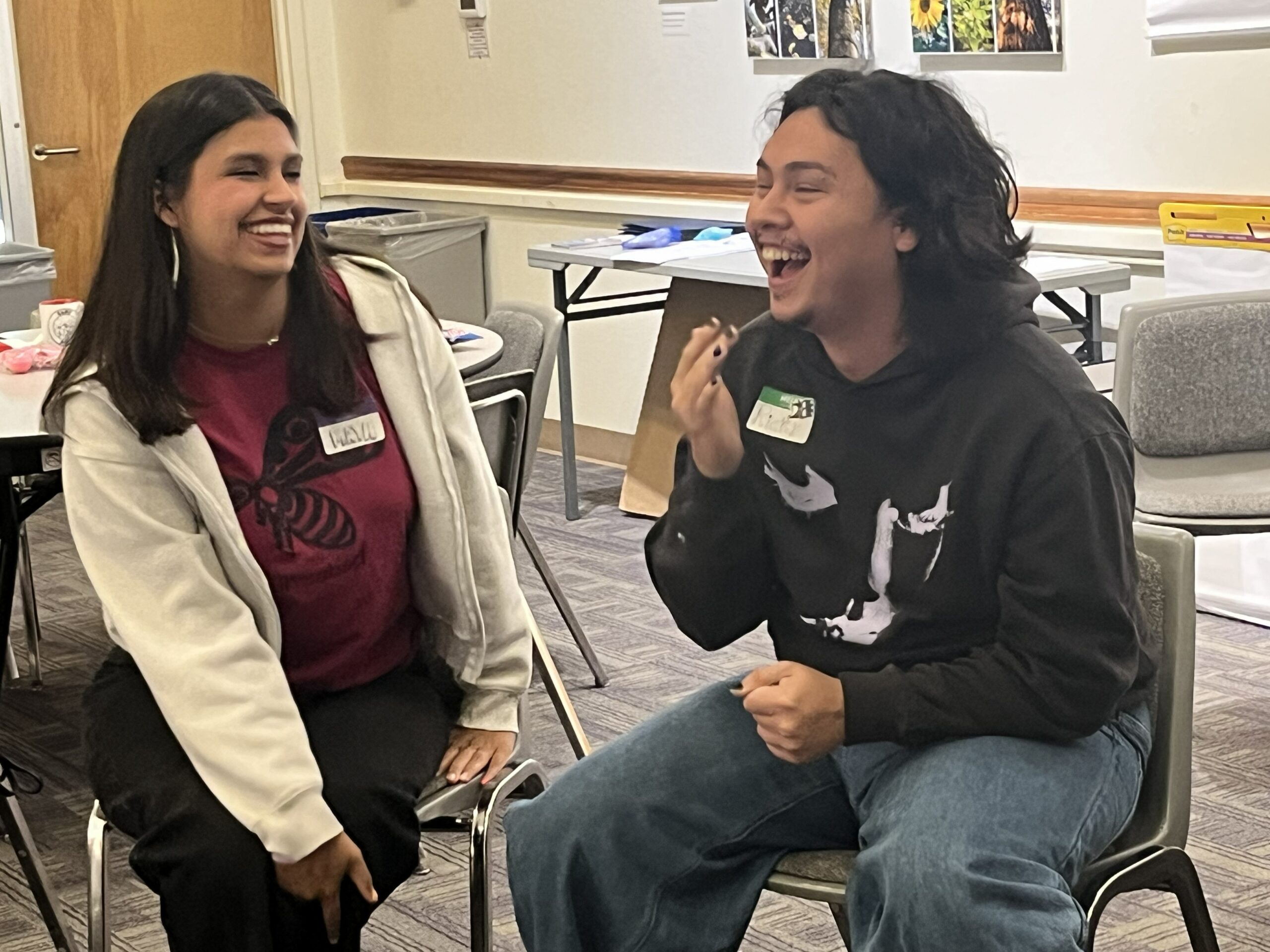 Participants connecting during the workshop